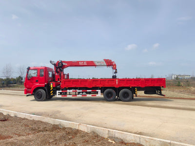 Jincheng V6 Rear 8-Wheel 12-Ton 4-Section Crane Truck — Full Specs