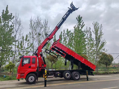 Shenbai Changxing Multifunctional Knuckle Arm Crane with Truck-Mounted Grabber!