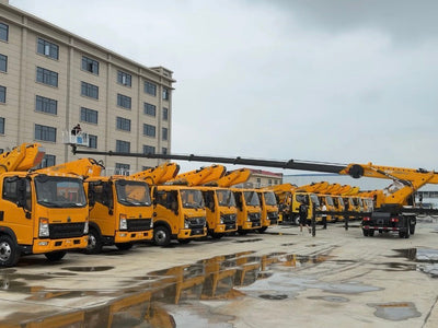 Howocrane 23m Aerial Platform – Demo in the Rain