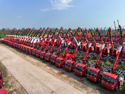 Shenbai Production Base Full of Ready Stock — Truck-Mounted Cranes Shipping Worldwide