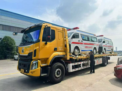 A batch of right-hand drive ambulances from Foton Motor have been dispatched overseas!