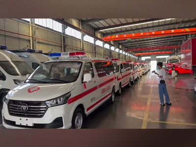 20 units Foton ambulances ready for shipment to port🚑