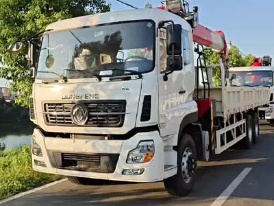 6 Dongfeng Truck-Mounted Cranes Ready to Ship — 10T & 12T Configurations Available Now