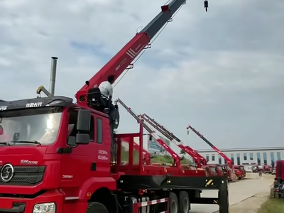 Shaanqi 6x4 Truck-Mounted Crane with Outriggers – Factory Direct Supply
