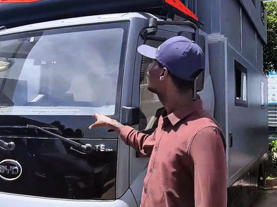A Full Tour Inside Our Two-Story RV: From Kitchen to Rooftop Entertainment Deck