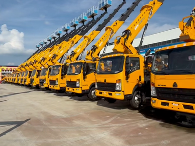 Repeat Order from the Middle East: Aerial Work Platform Trucks Shipped Again