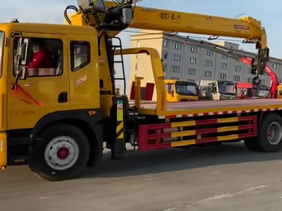 Dongfeng 4x2 Wrecker Truck with 8-Ton Straight Boom Crane – Factory Direct