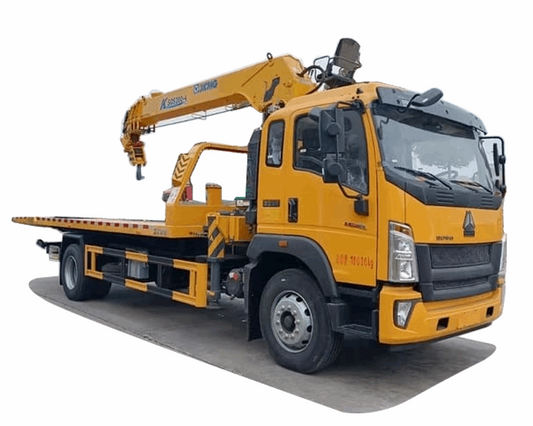 HOWO 4*2 Clearance truck with crane heavy machine - SHENBAI Auto