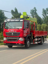 HOWO Single Axle 240HP + Zoomlion 10Ton 5-Section Boom Crane - SHENBAI Auto