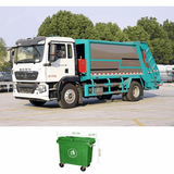 HOWO 4*2 18m³ garbage compractor truck