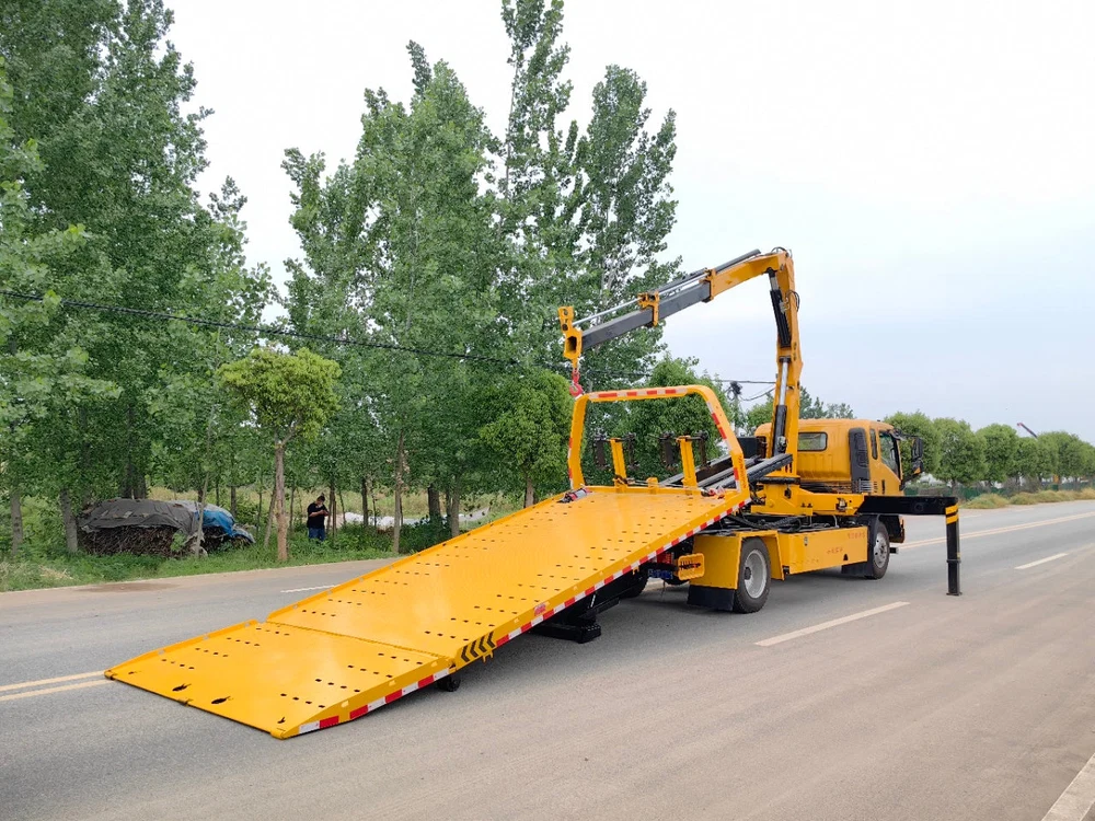 Three-ring folding arm Wrecker truck - View 8 - SHENBAI Auto