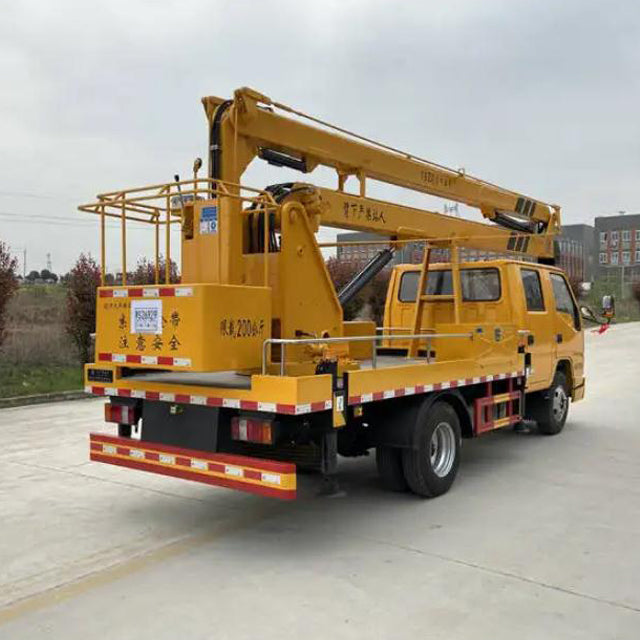 13-18 meters Dongfeng 4x2 folding arm high altitude working platform truck - Detail - SHENBAI Auto