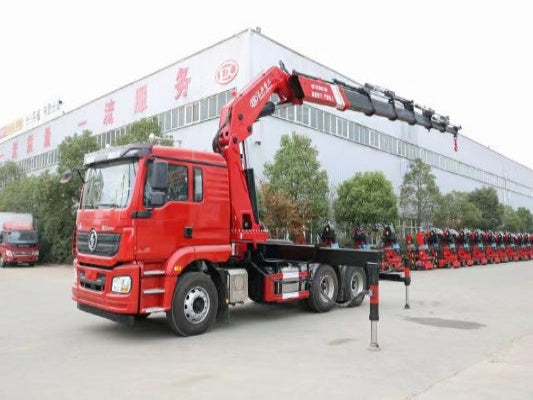 SHACMAN 6×4 Knuckle Boom Crane