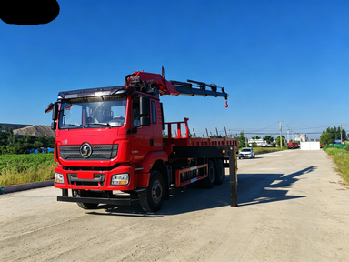 SHACMAN 6×4 270HP Knuckle Boom Crane