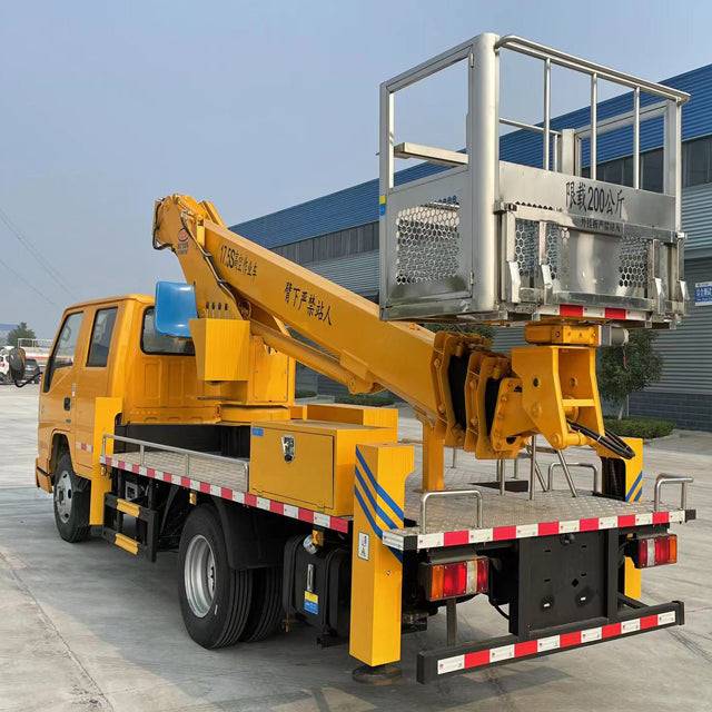16 meters JiangLing 4x2 telescopic boom aerial operation vehicle - Detail - SHENBAI Auto