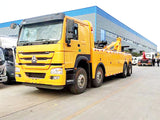 SINOTRUK HOWO 8×4 Integrated Tow & Crane Wrecker Truck