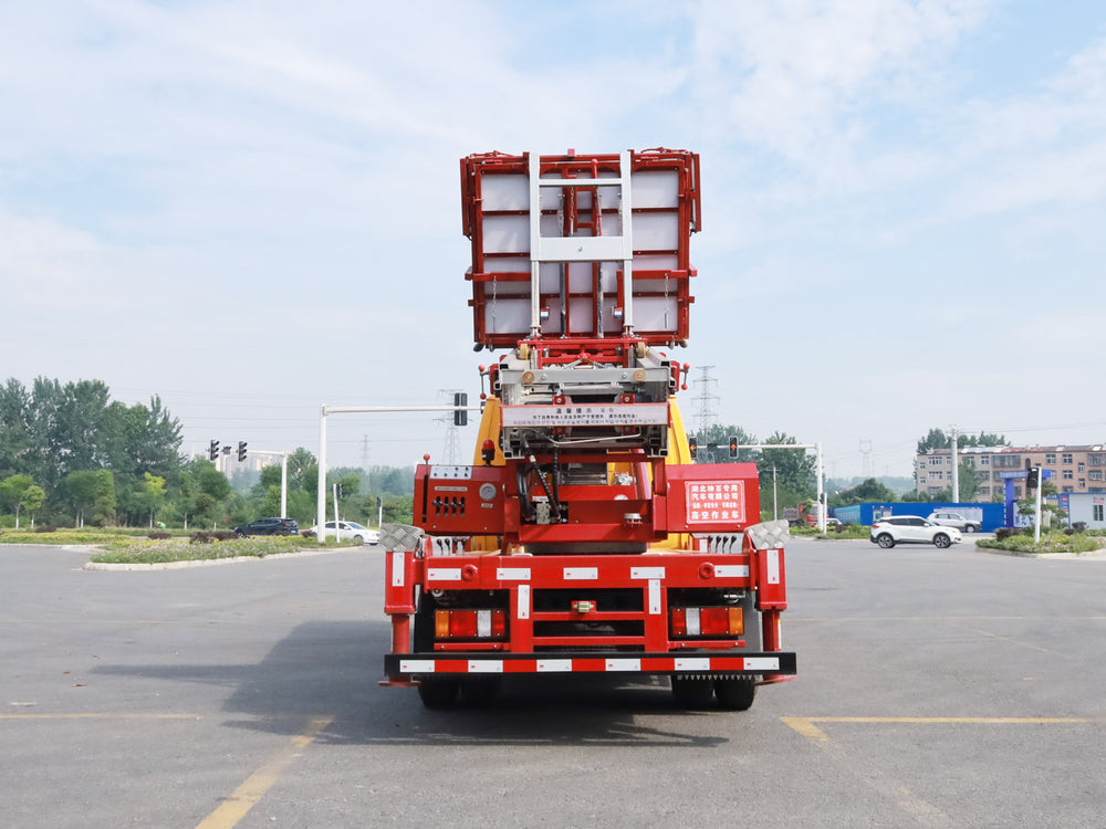 JMC SHUNDA DOUBLE ROW CAB LADDER MOVING TRUCK