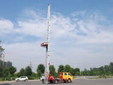 JMC SHUNDA DOUBLE ROW CAB LADDER MOVING TRUCK