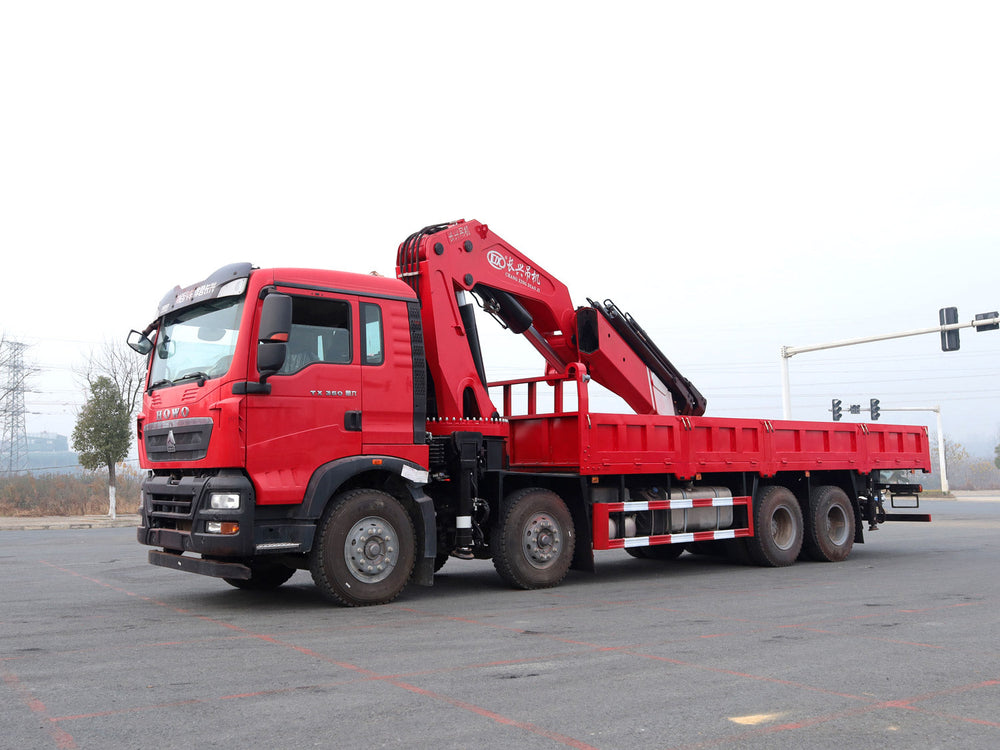 Howo 8x4 changxing 30-ton Knuckle Boom Crane