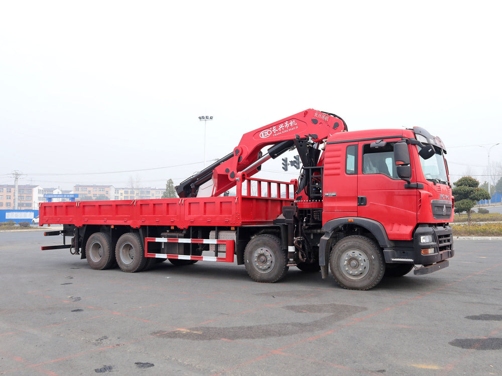 Howo 8x4 changxing 30-ton Knuckle Boom Crane