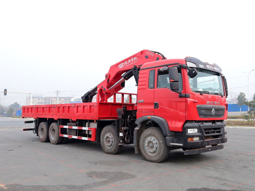 Howo 8x4 changxing 30-ton Knuckle Boom Crane