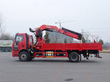 Jiefang 4*2 Sany 16-ton folding boom crane