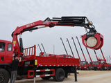 Dongfeng 4*2 changxing 6.3-ton folding boom truck crane