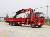 Jiefang J6L 6*4 Changxing 16-ton Knuckle Arm Crane