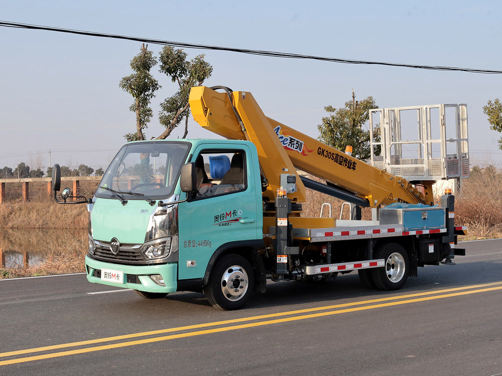 Foton Aoling M Card Blue Plate 30m Aerial Work Truck Full