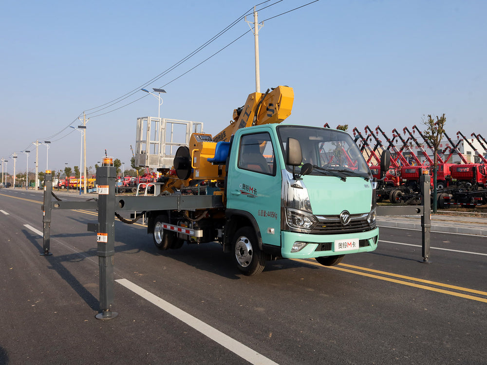 Foton Aoling M Card Blue Plate 30m Aerial Work Truck Full