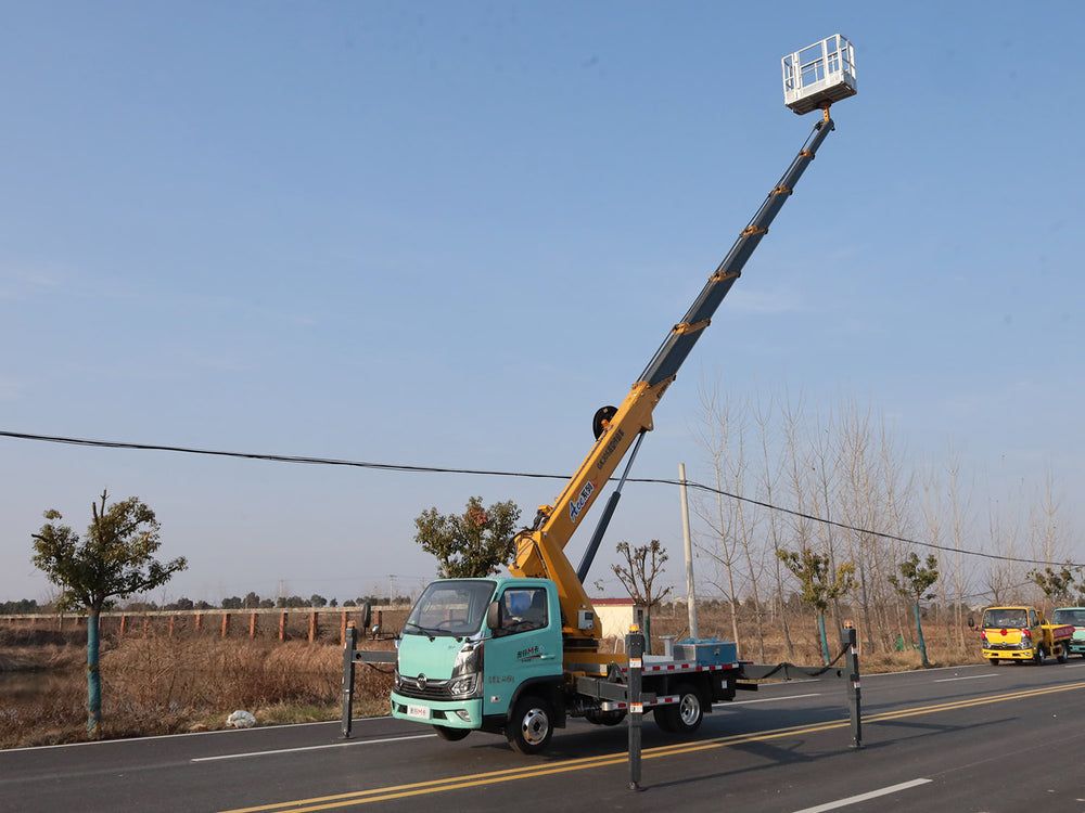 Foton Aoling M Card Blue Plate 30m Aerial Work Truck Full