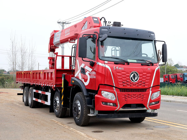 Dongfeng 8x4 Changxing 16-ton Straight Boom Truck Crane