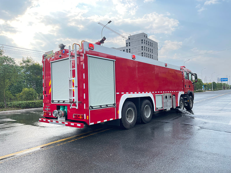 SINOTRUK HOWO 25 TON FOAM FIRE TRUCK TECHNICAL