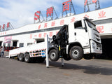 Isuzu 8x4 changxing 16-ton folding boom truck crane