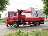 Dongfeng 4×2 Changxing 10-ton Straight Boom Truck Crane