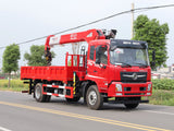 Dongfeng 4×2 Changxing 10-ton Straight Boom Truck Crane