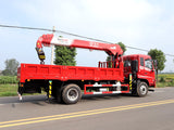 Dongfeng 4×2 Changxing 10-ton Straight Boom Truck Crane