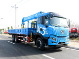 Dongfeng 6×4 Changxing  12-ton straight boom truck-mounted crane