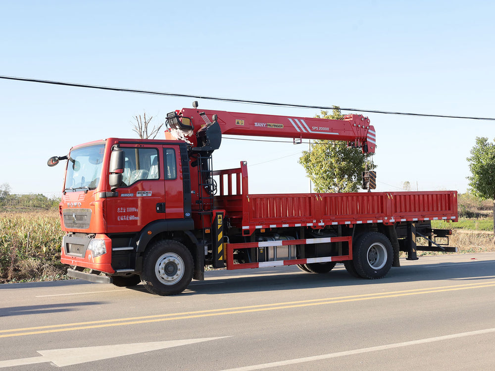 Howo Sany 8 Ton Truck Mounted Crane