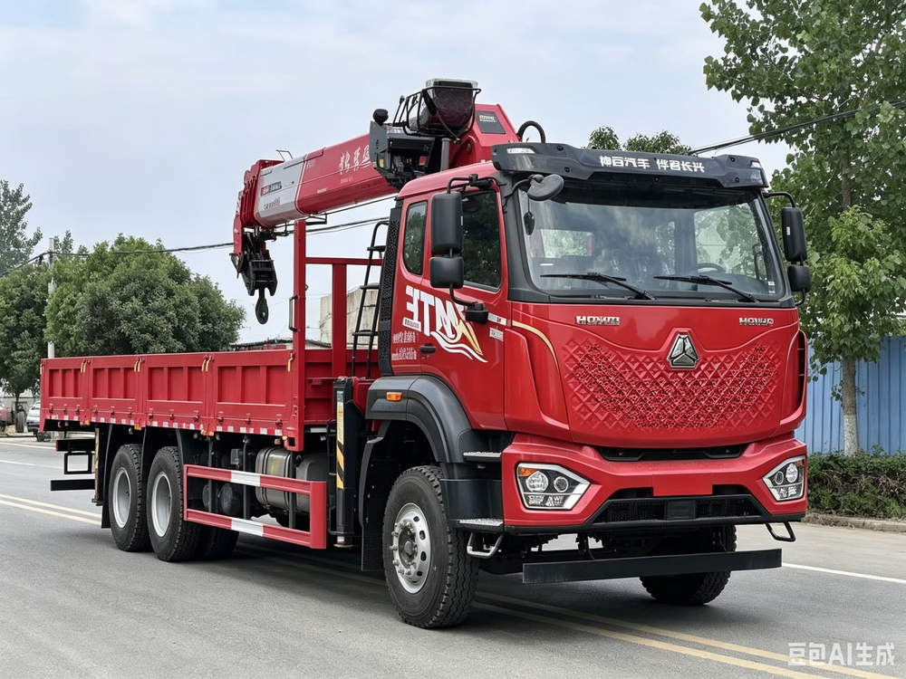 Sinotruk Howo 14-ton 5-section boom truck crane - SHENBAI Auto