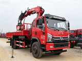 Dongfeng 4*2 changxing 6.3-ton folding boom truck crane