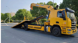 Wrecker truck with Crane