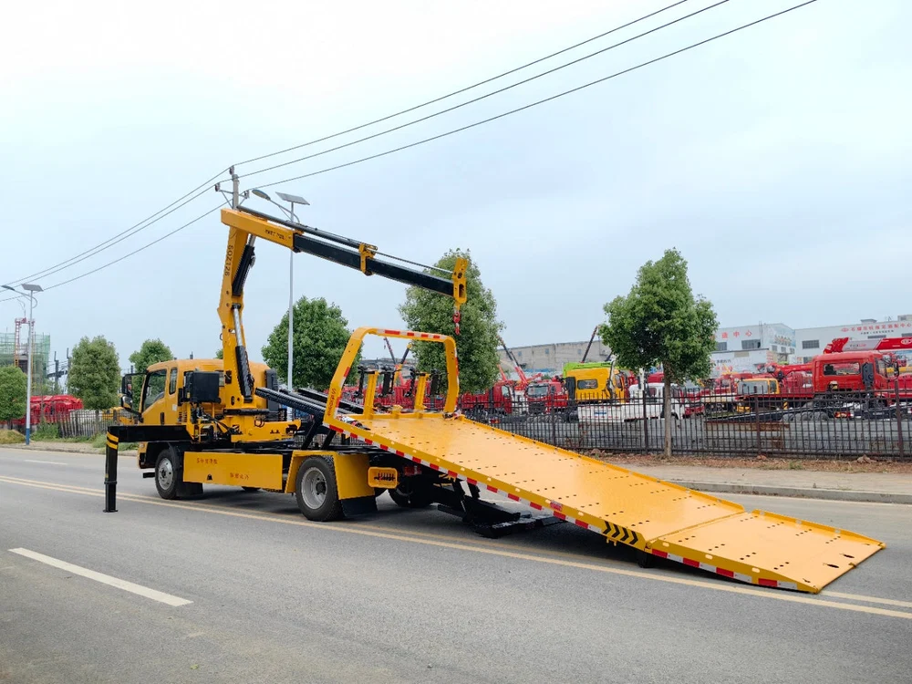 Three-ring folding arm Wrecker truck - View 7 - SHENBAI Auto