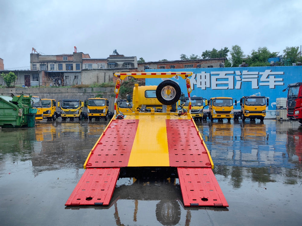 Jiefang Hu V Blue Plate Telescopic Flatbed Wrecker