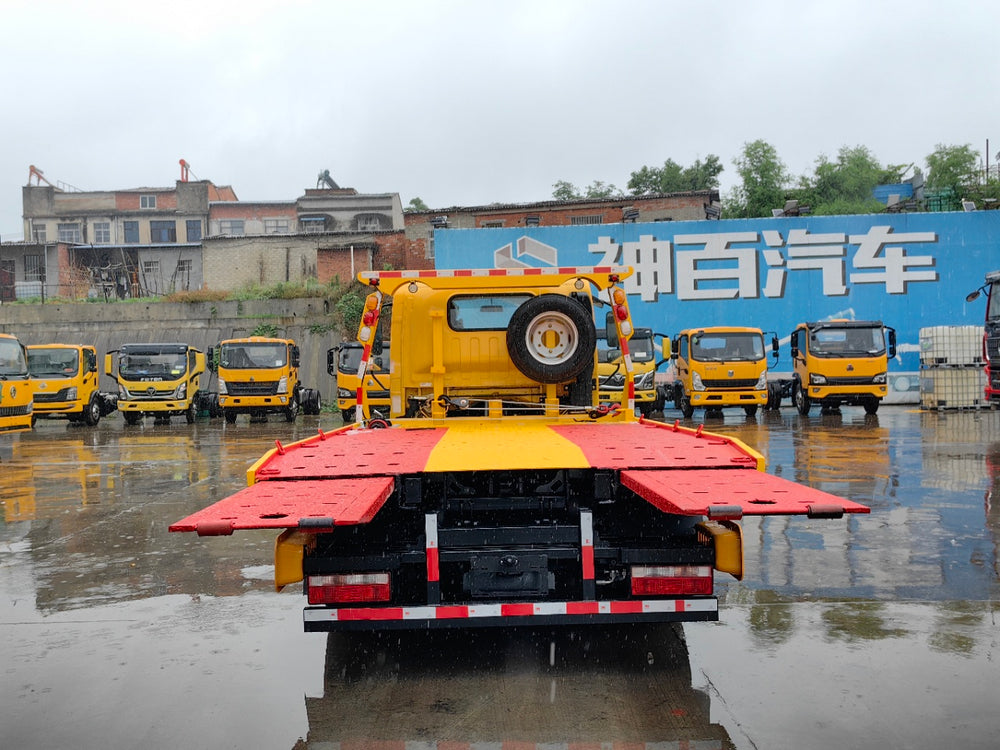 Jiefang Hu V Blue Plate Telescopic Flatbed Wrecker