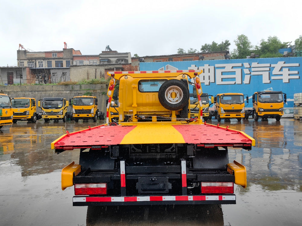 Jiefang Hu V Blue Plate Telescopic Flatbed Wrecker