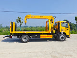Dongfeng Dolica 4400 Wheelbase Wrecker Truck With Crane