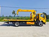 Dongfeng Dolica 4400 Wheelbase Wrecker Truck With Crane