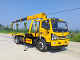 Dongfeng Dolica 4400 Wheelbase Wrecker Truck With Crane