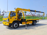 Dongfeng Dolica 4400 Wheelbase Wrecker Truck With Crane